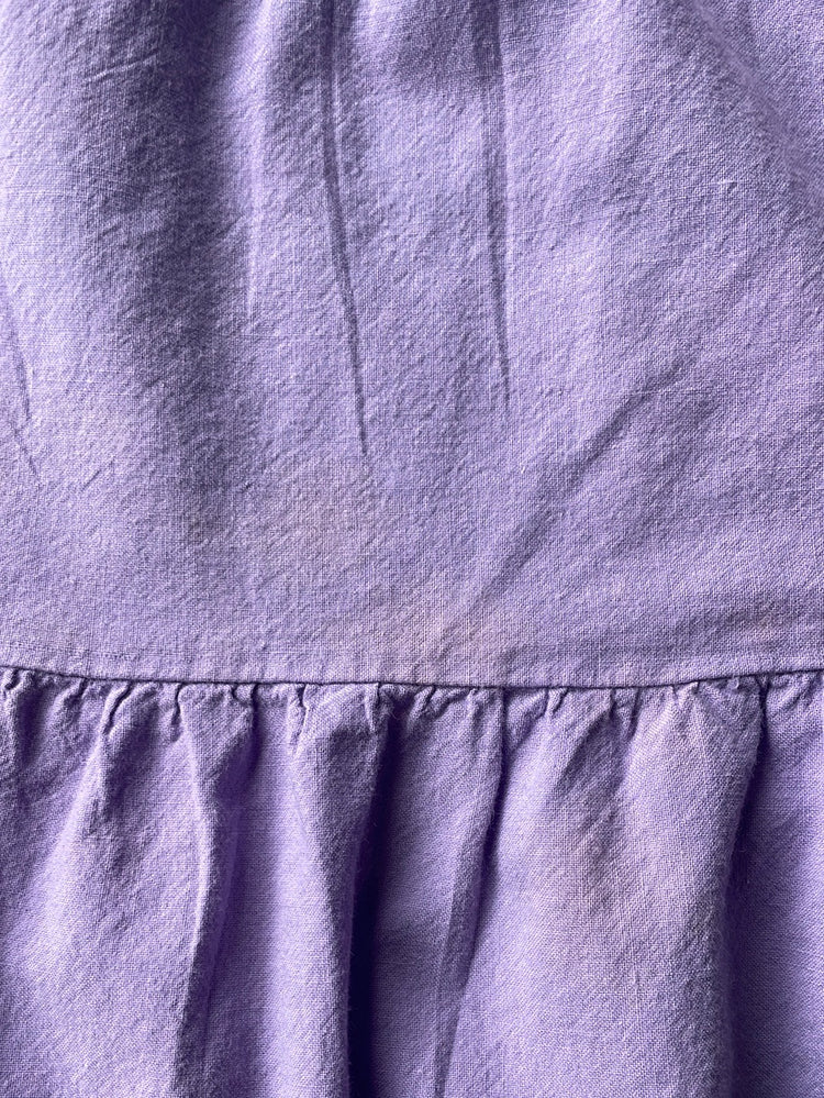 Lilac Tiered Midi Skirt - 27-29"