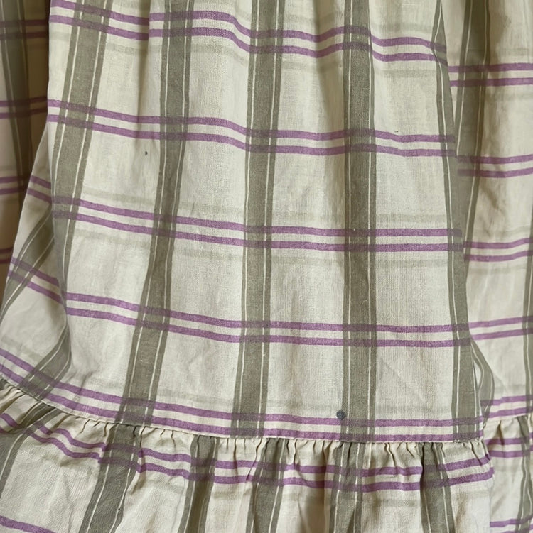 Laura Ashley Checkered Smock Dress - M/L