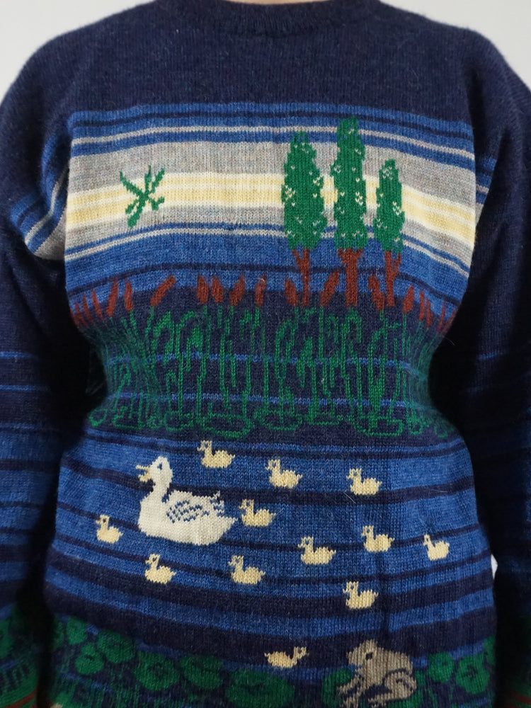 Countryside Frog & Duck Jumper -  M/L