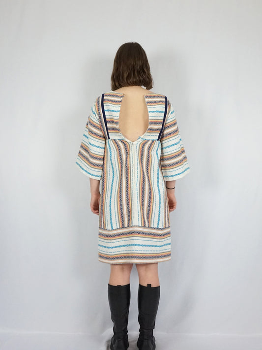 Woven Aztec Style Dress - XS