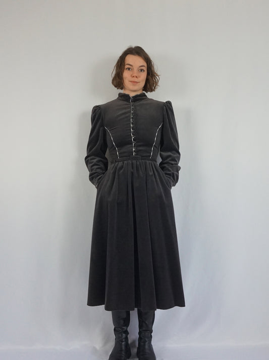 Marion Donaldson Velvet Corduroy Dress - S