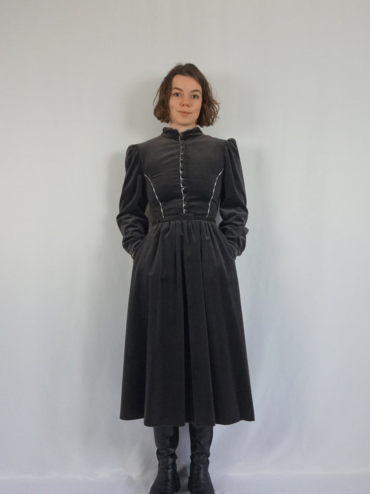 Marion Donaldson Velvet Corduroy Dress - S