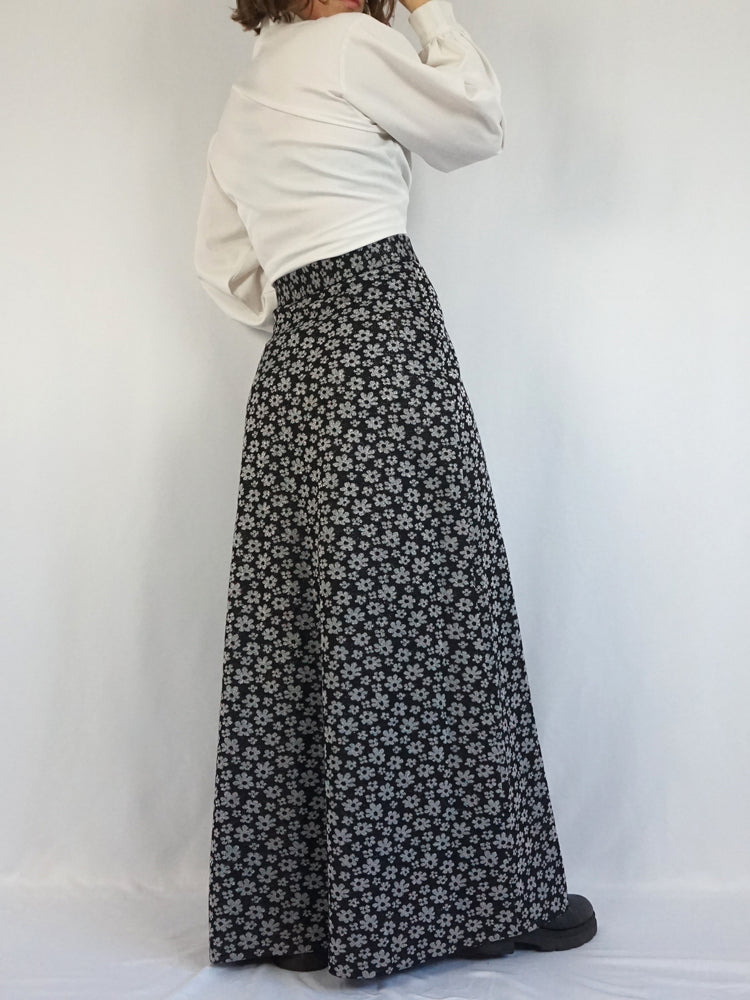 Floral Lurex Maxi Dress - 30"