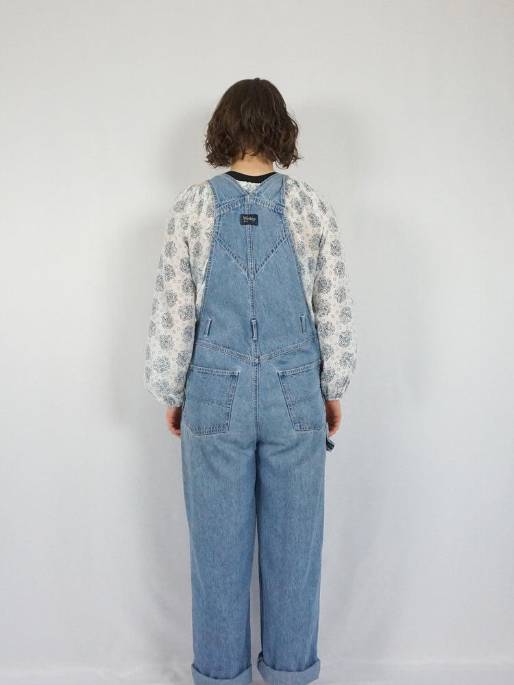 Mickey Embroidered Dungarees - S