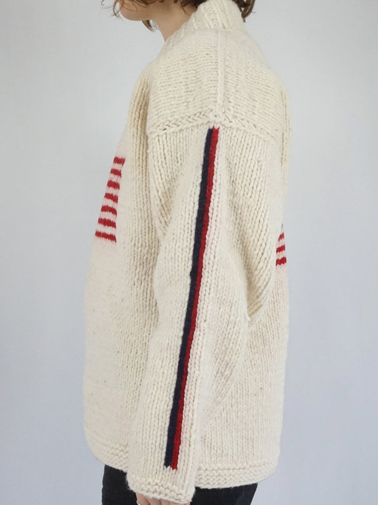 Chunky Wool USA Jumper - L