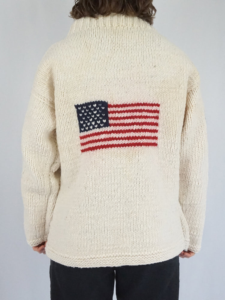 Chunky Wool USA Jumper - L