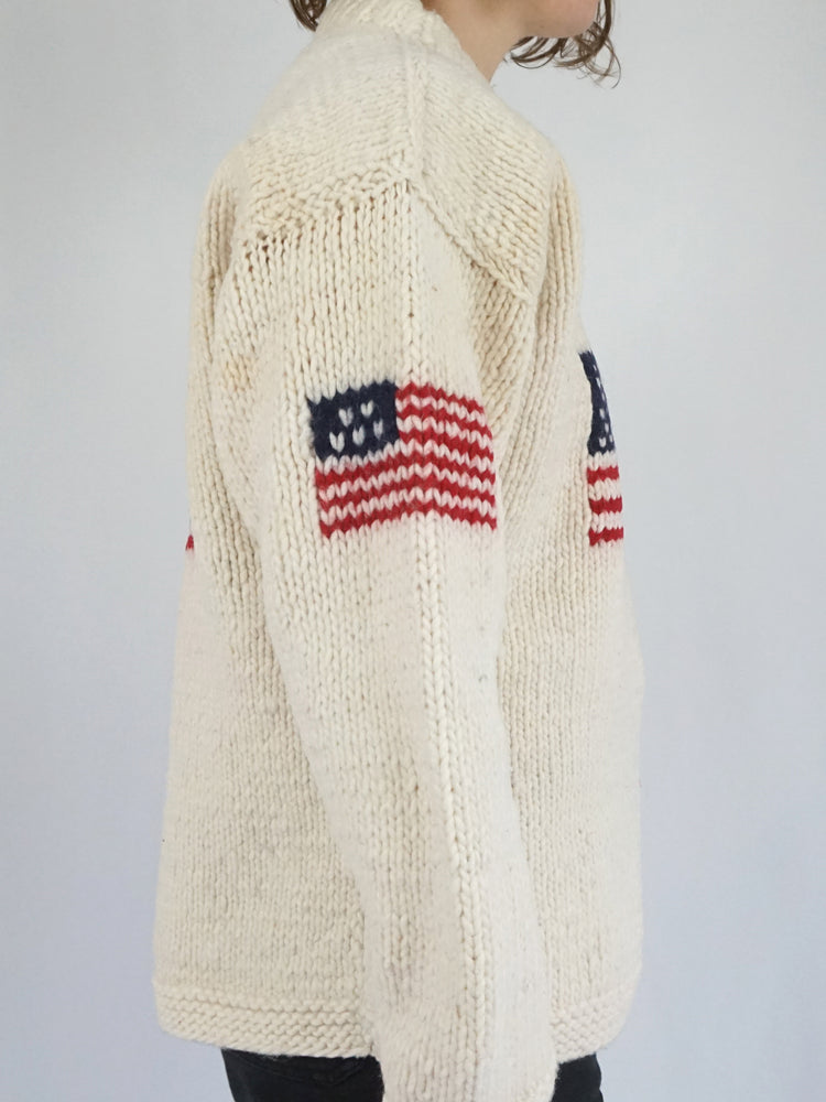 Chunky Wool USA Jumper - L