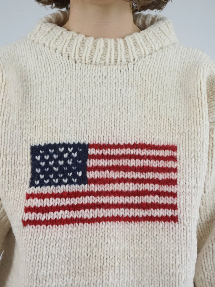 Chunky Wool USA Jumper - L