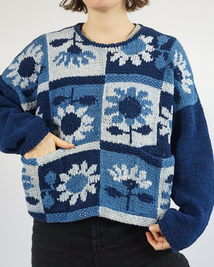 Amano Daisy Cotton Jumper - L