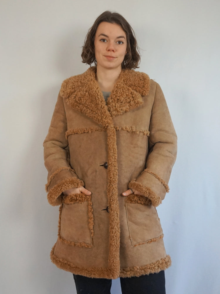 Teddy Sheepskin Coat - M