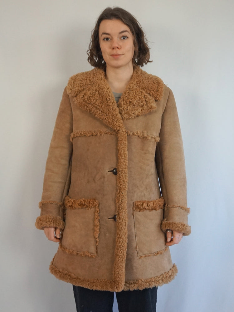 Teddy Sheepskin Coat - M