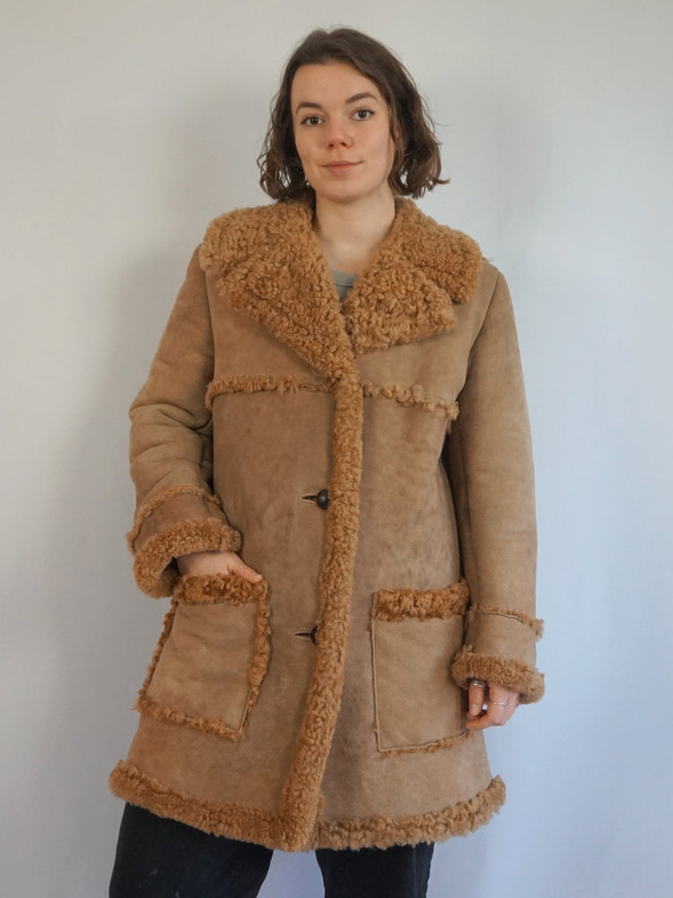 Teddy Sheepskin Coat - M