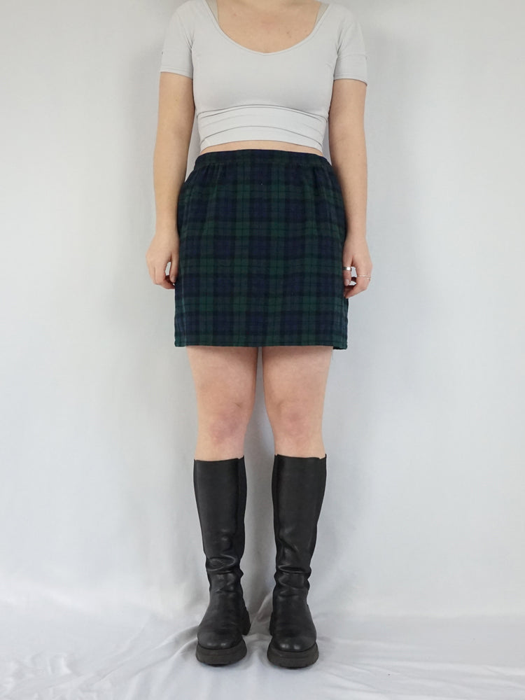 Pendleton Tartan Mini Skirt - 31"