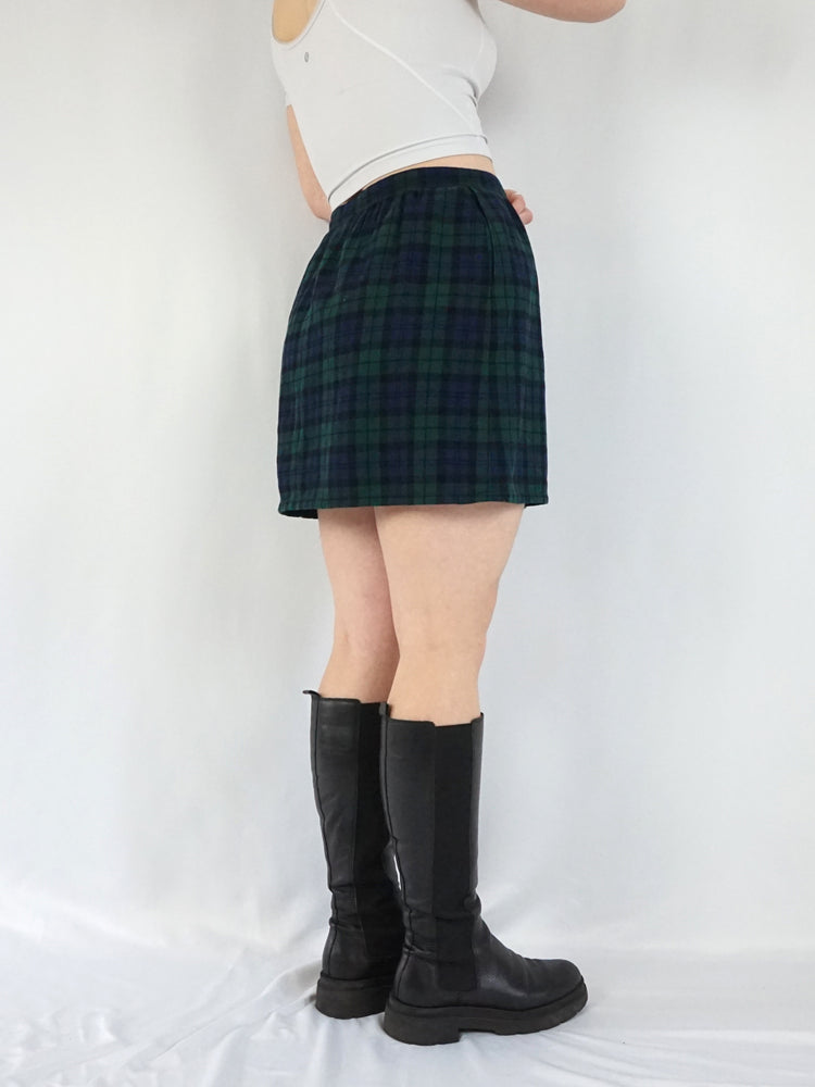 Pendleton Tartan Mini Skirt - 31"