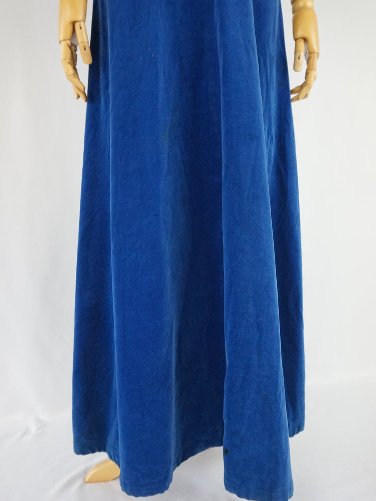 Earlybird Blue Velvet Dress - XS