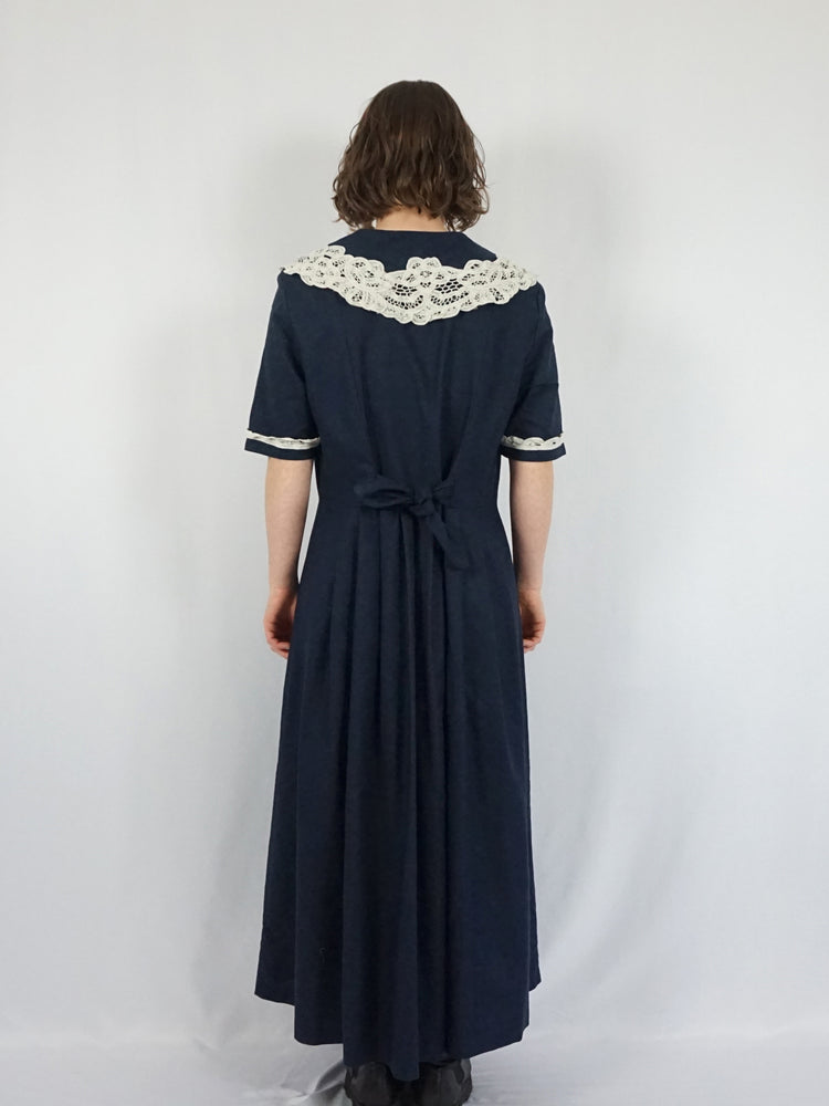 Laura Ashley Sailor Dress - L