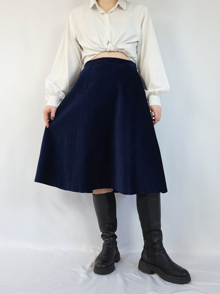 Jumbo Corduroy Midi Skirt - 32”