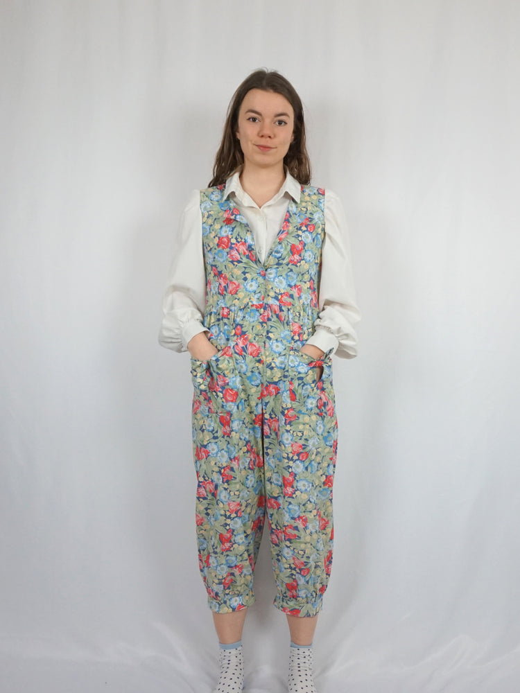 Laura Ashley Floral Jumpsuit - XS