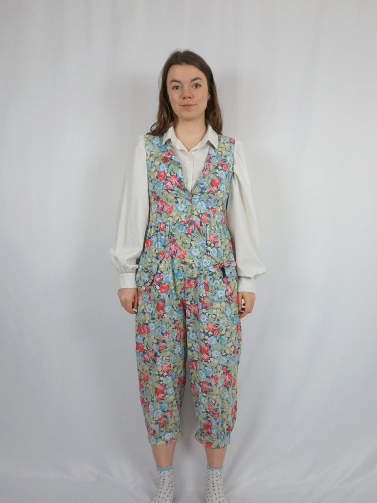 Laura Ashley Floral Jumpsuit - XS