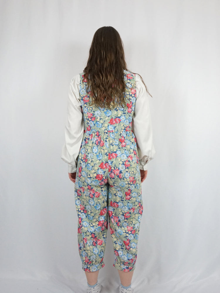 Laura Ashley Floral Jumpsuit - XS