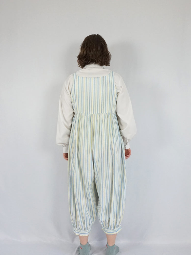 Laura Ashley Striped Jumpsuit - M