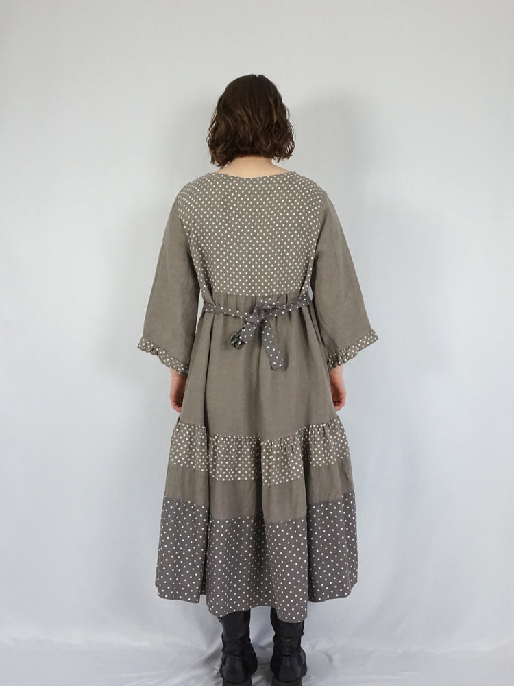 Tiered Heavy Cotton Dress - XL