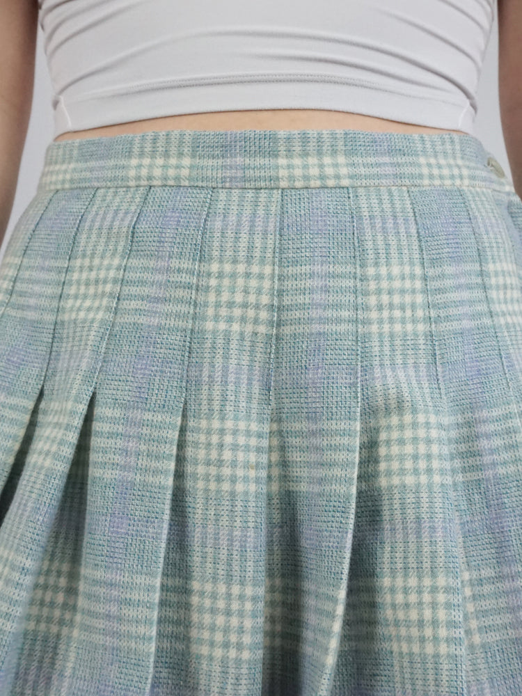 Pendleton Checkered Mini Skirt - 33"