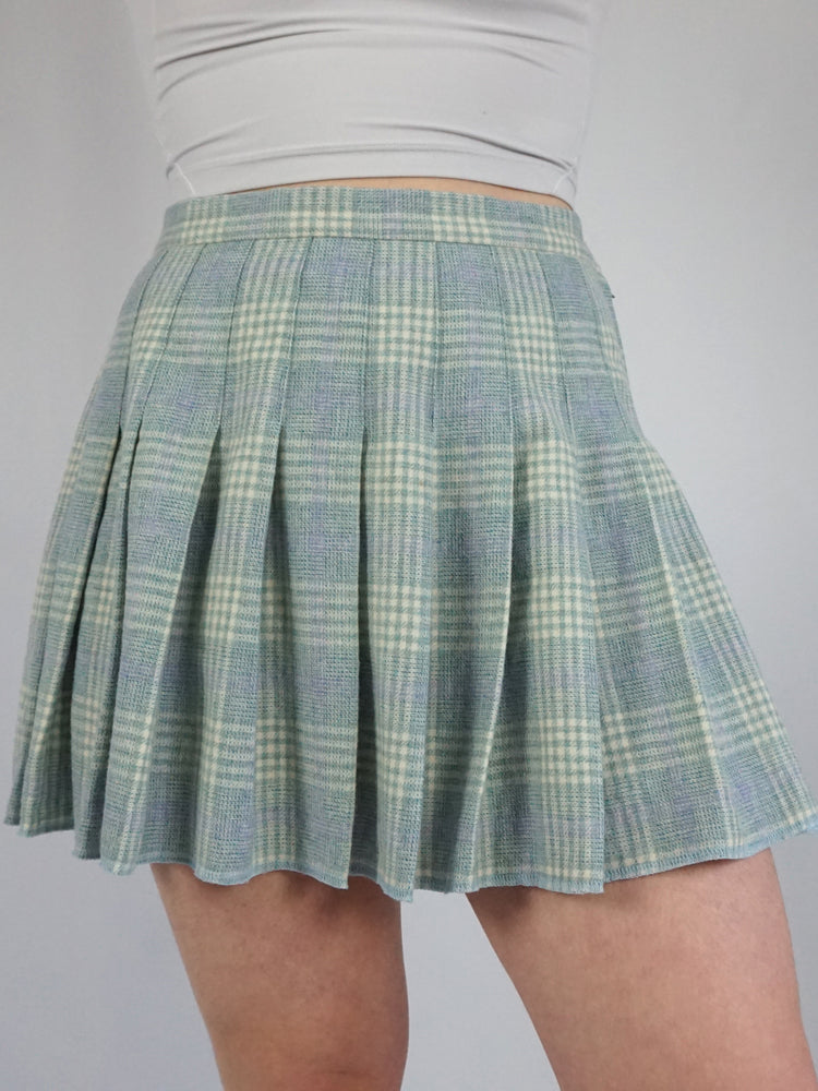 Pendleton Checkered Mini Skirt - 33"