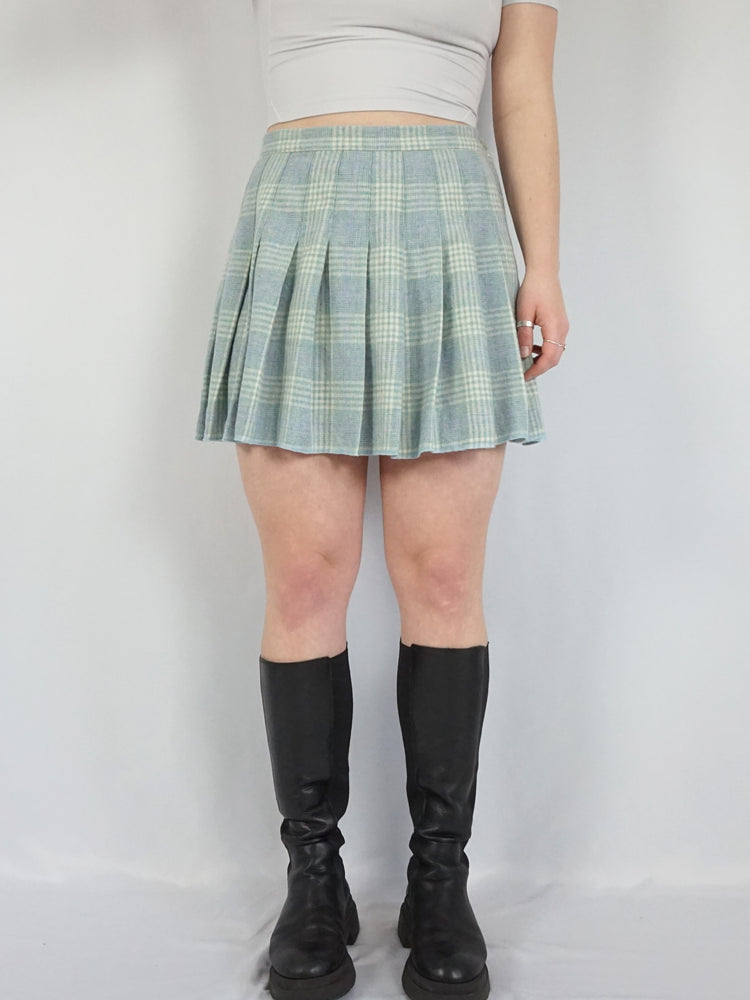 Pendleton Checkered Mini Skirt - 33"