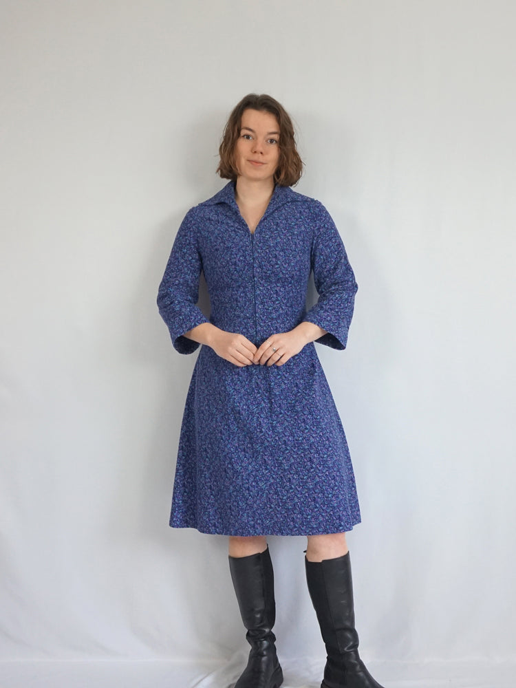 Ditsy Floral Corduroy Dress - S