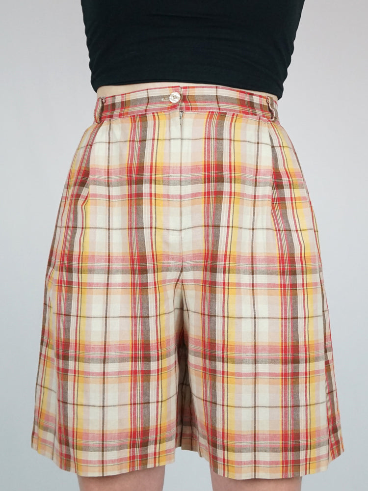 Laura Ashley Checkered Shorts - 32"