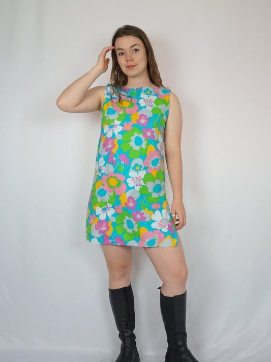 Flower Power Cotton Tunic - M