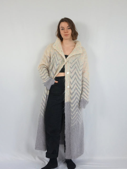 Mohair Maxi Cardigan - XL