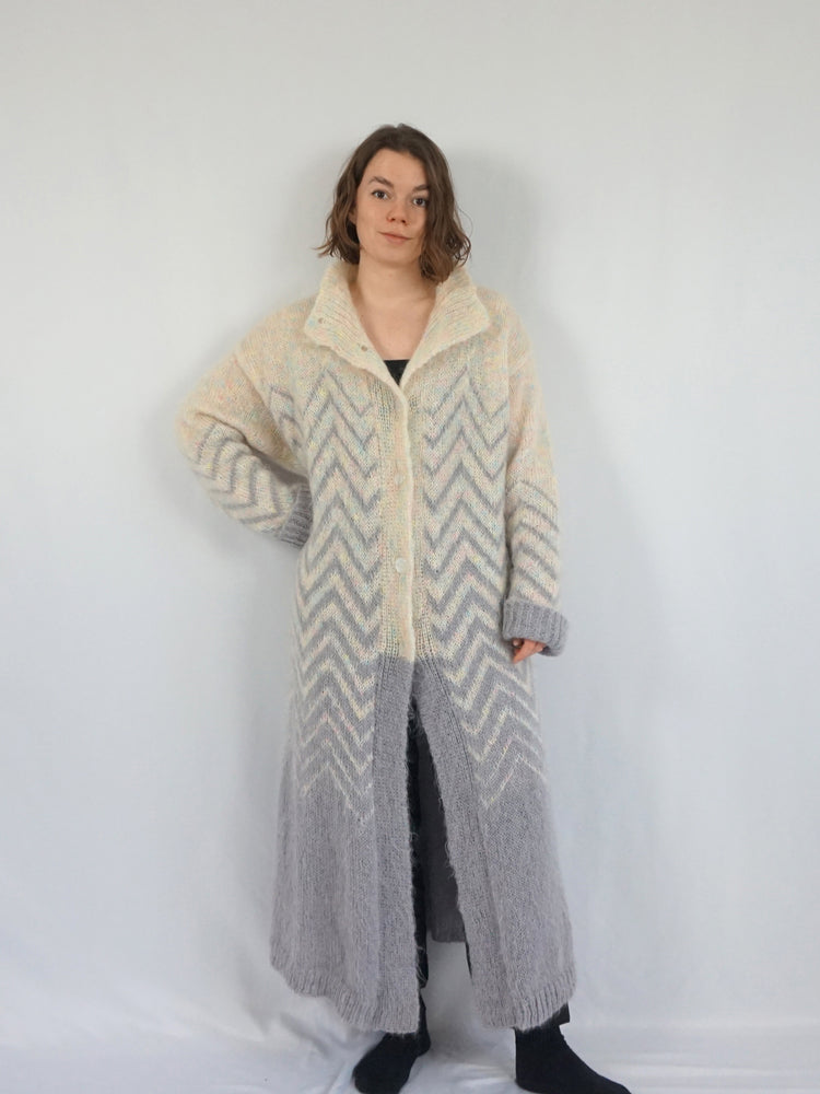 Mohair Maxi Cardigan - XL