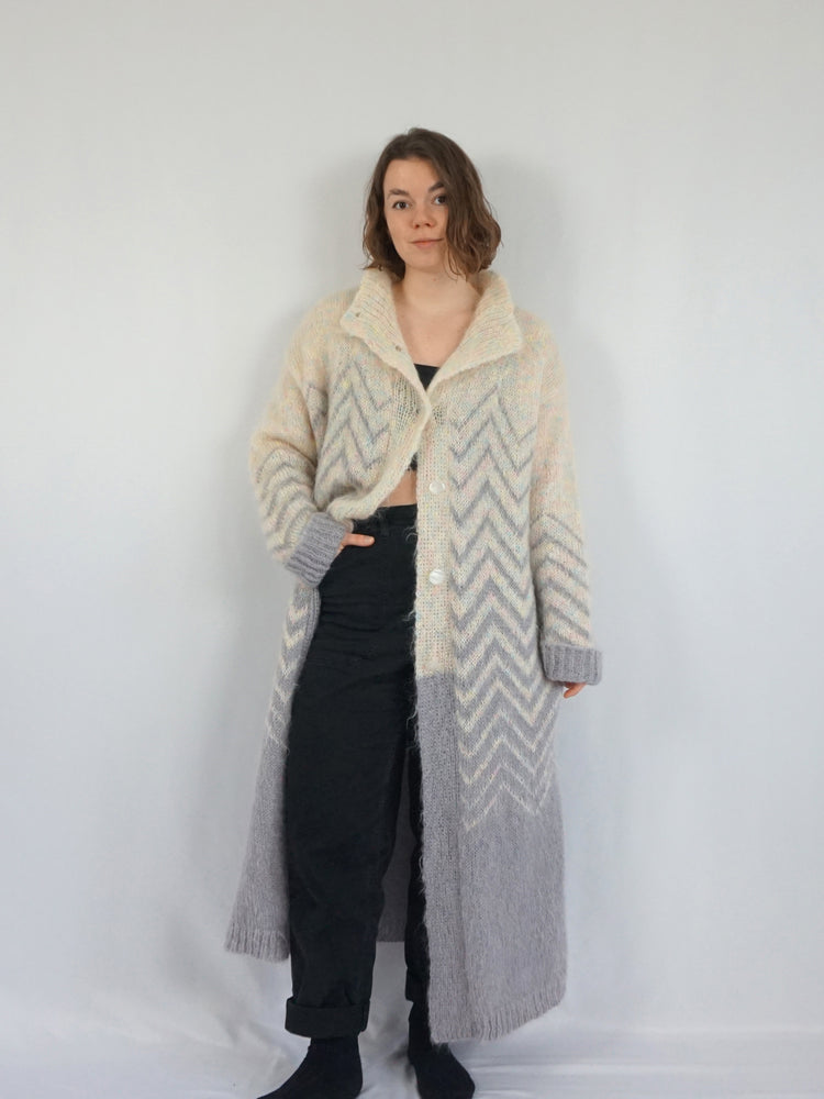 Mohair Maxi Cardigan - XL