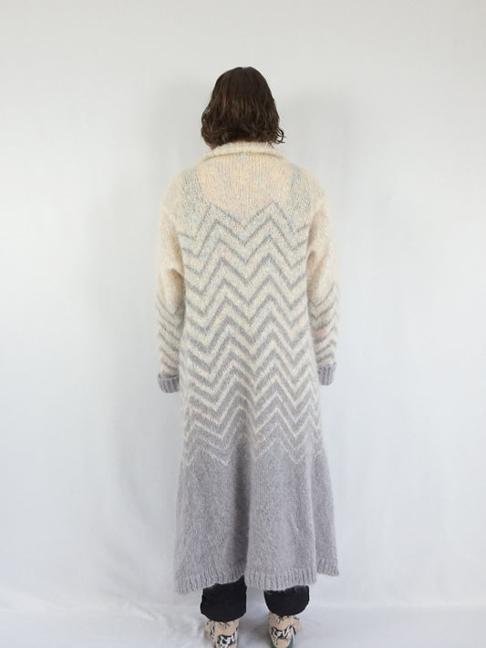 Mohair Maxi Cardigan - XL