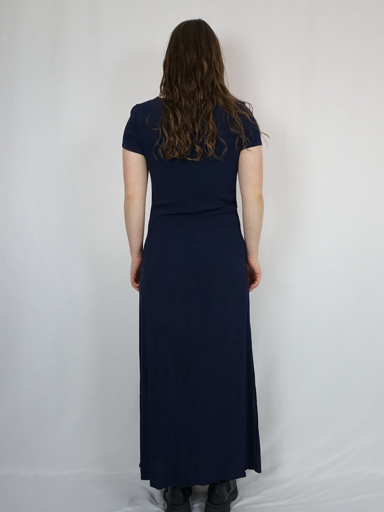 Monsoon Midnight Blue Casual Maxi - S