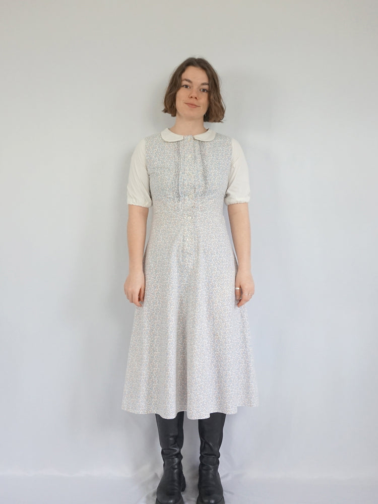 70s Laura Ashley Midi Dress - S