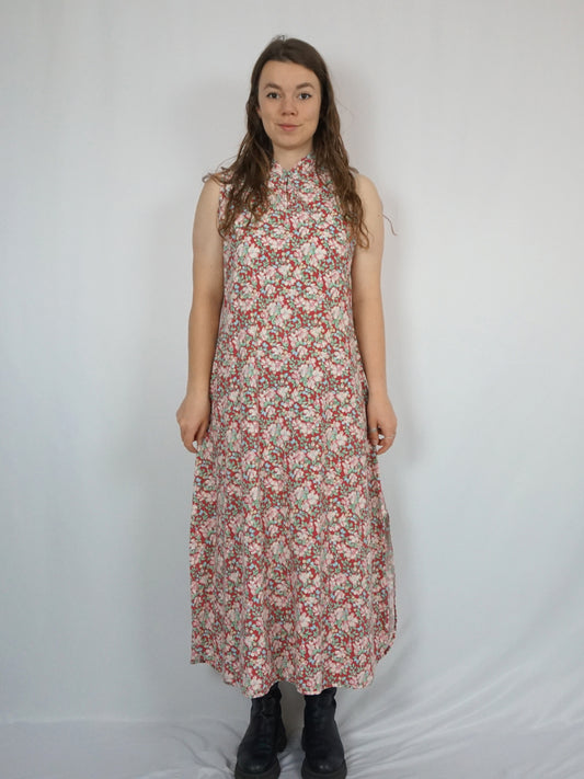 Floral Cotton Maxi Dress - M/L