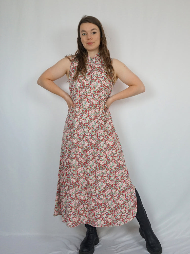 Floral Cotton Maxi Dress - M/L