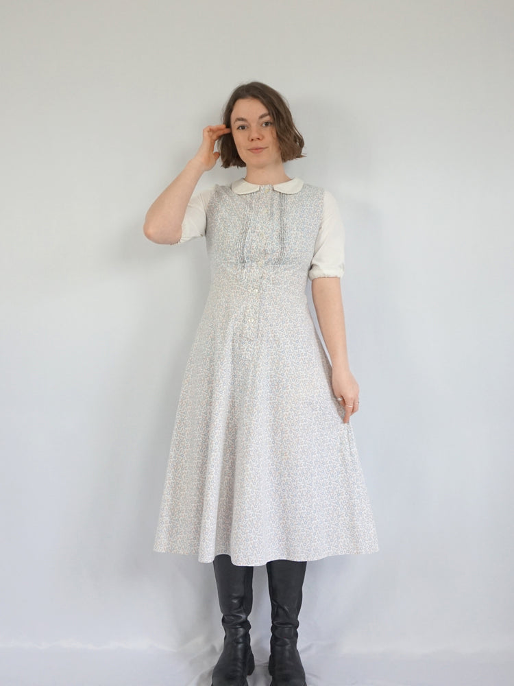 70s Laura Ashley Midi Dress - S