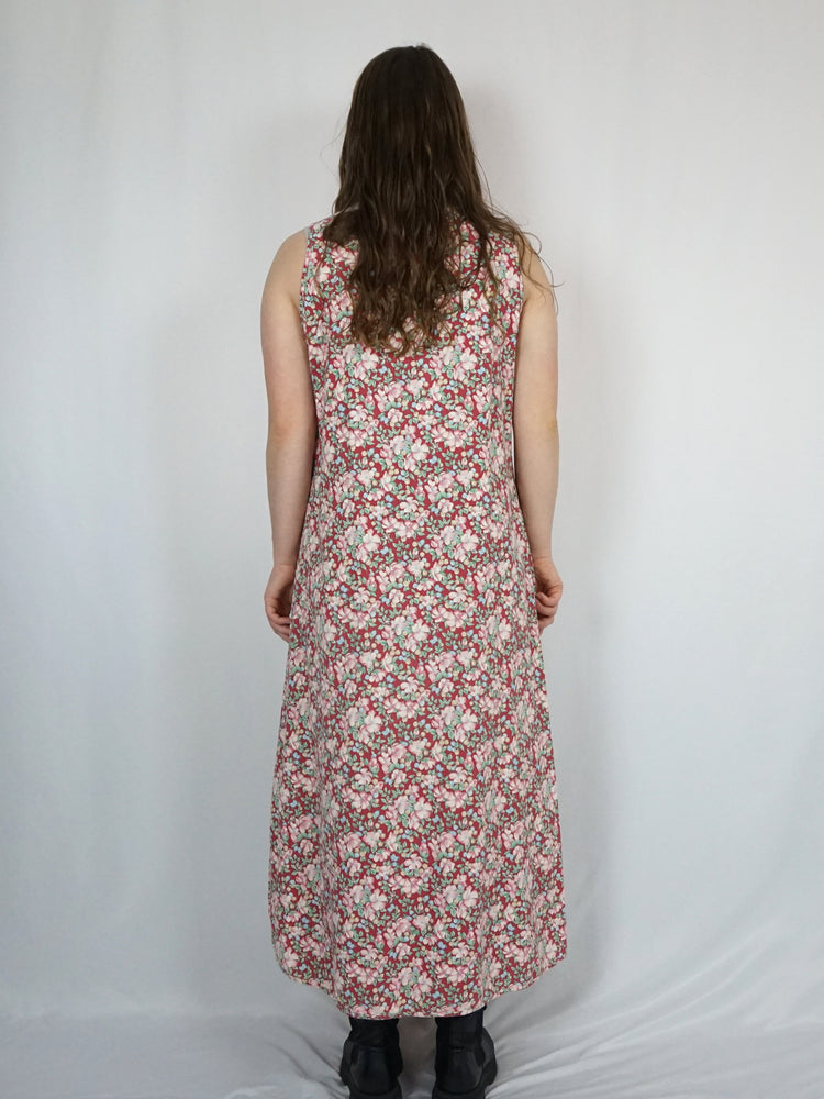 Floral Cotton Maxi Dress - M/L