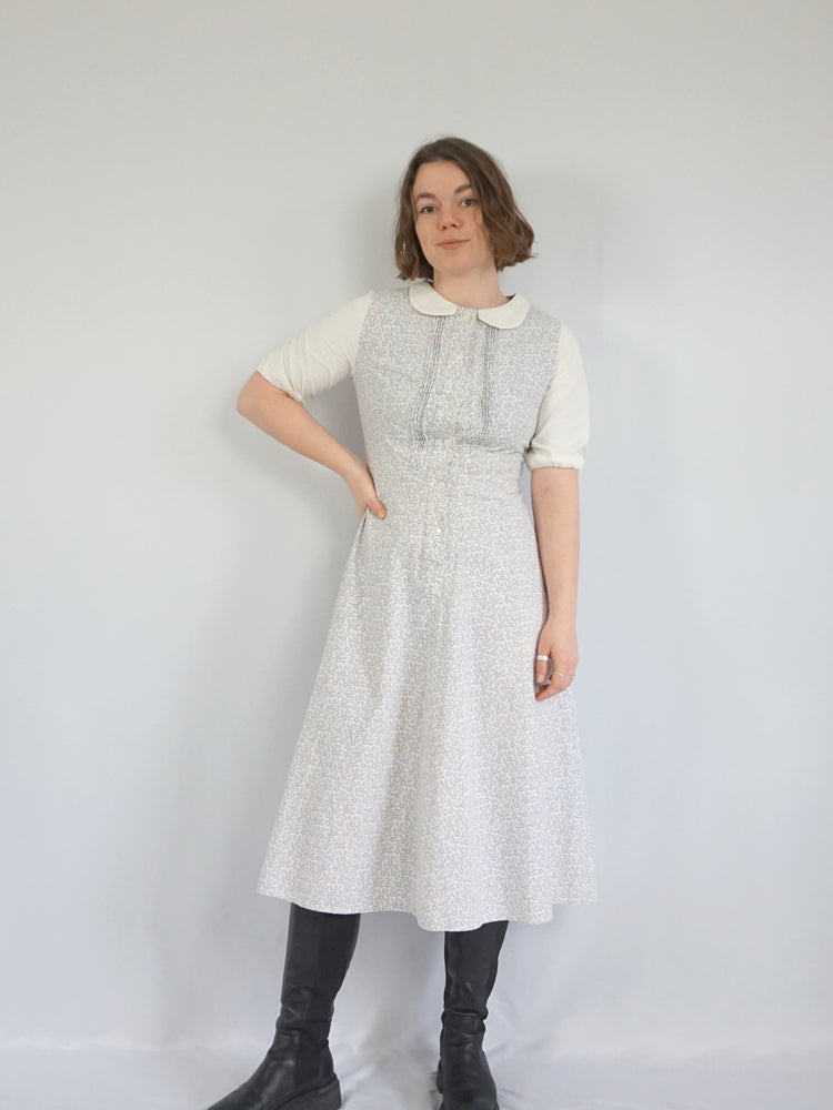 70s Laura Ashley Midi Dress - S