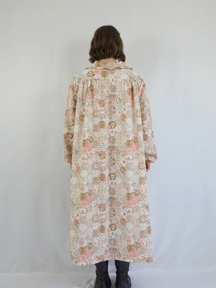 Re-made Patchwork Smock Dress - XXL