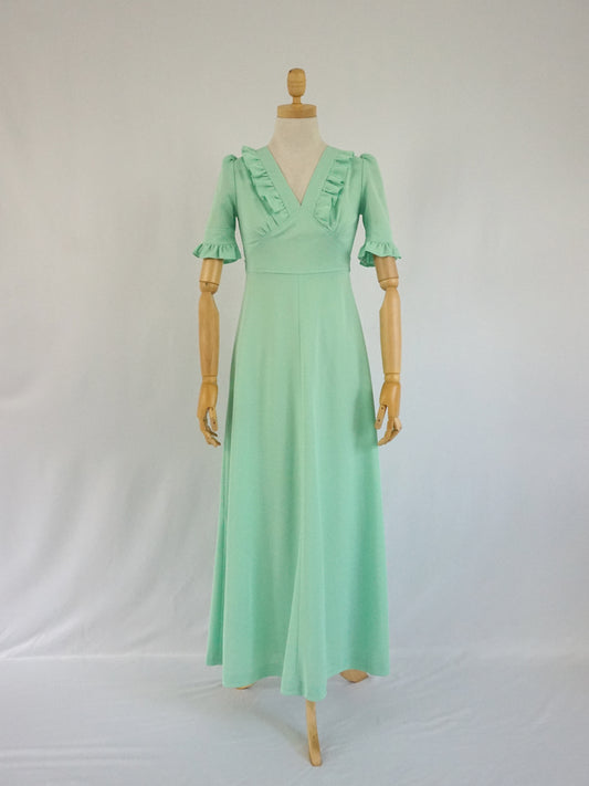 Sage Green Maxi Dress - XS