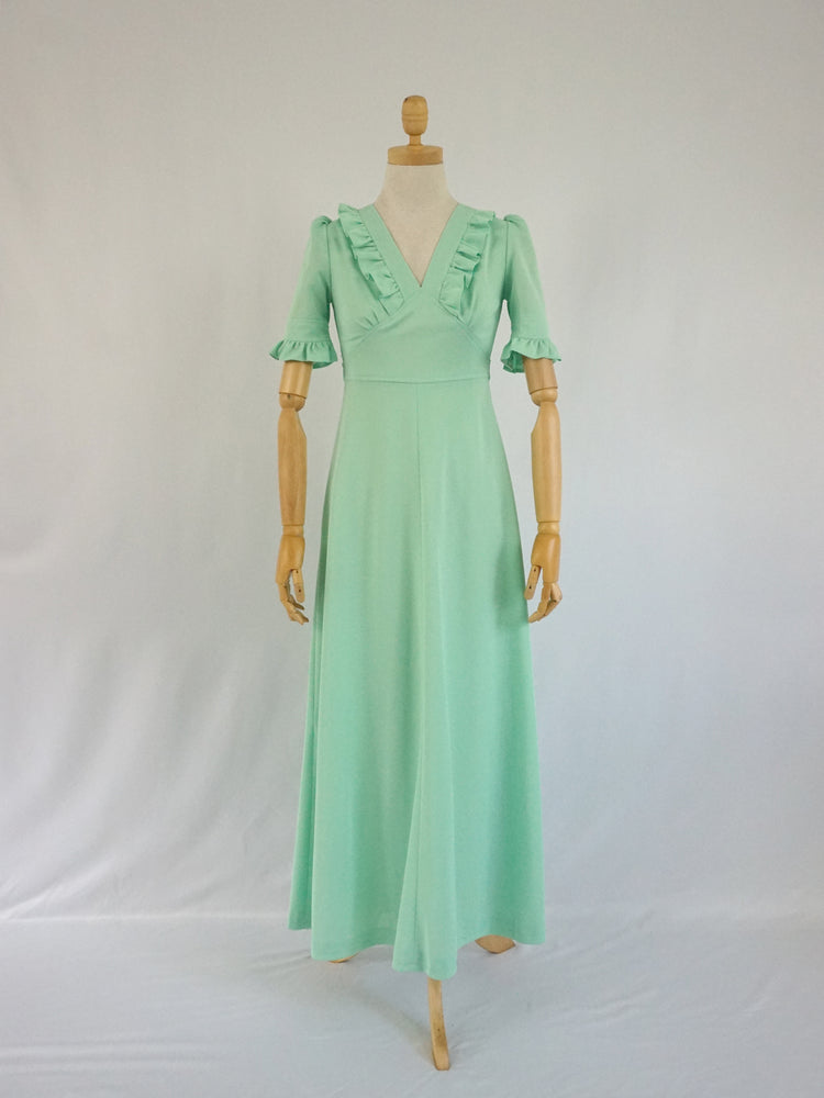 Sage Green Maxi Dress - XS