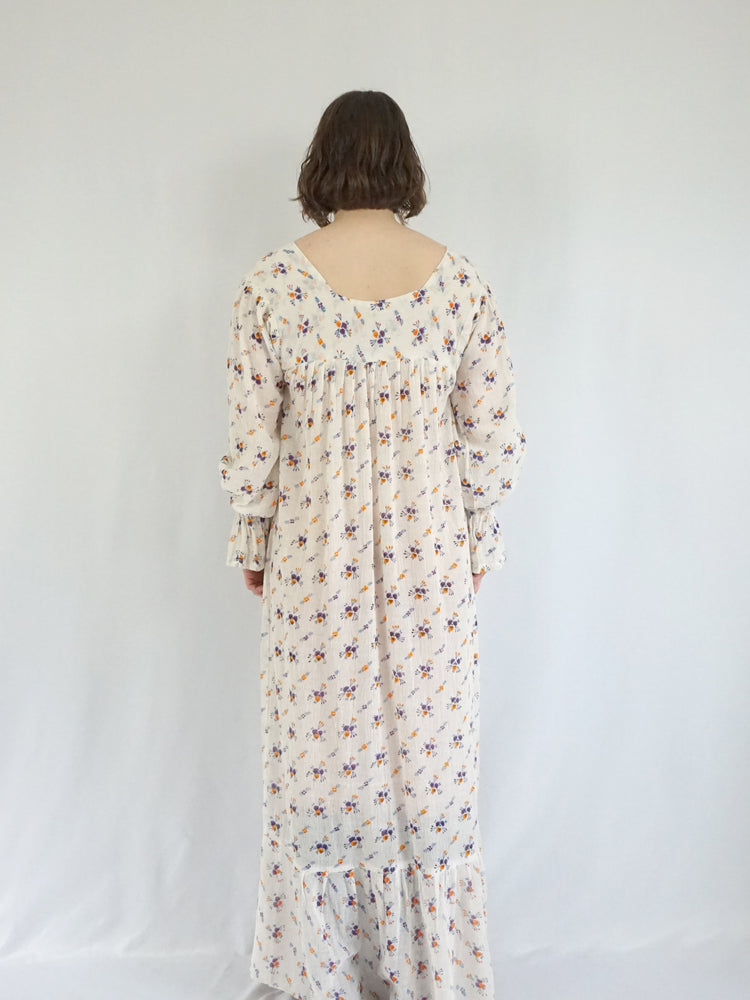 Indian Cotton Cheesecloth Dress - S