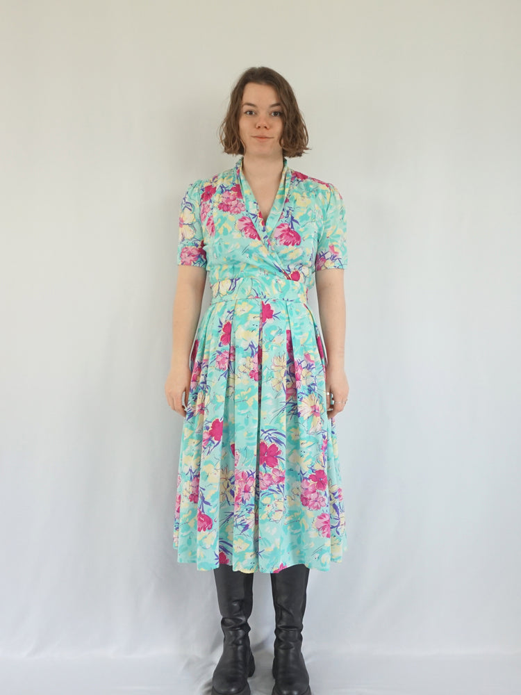 Vivien Smith Floral Dress - M