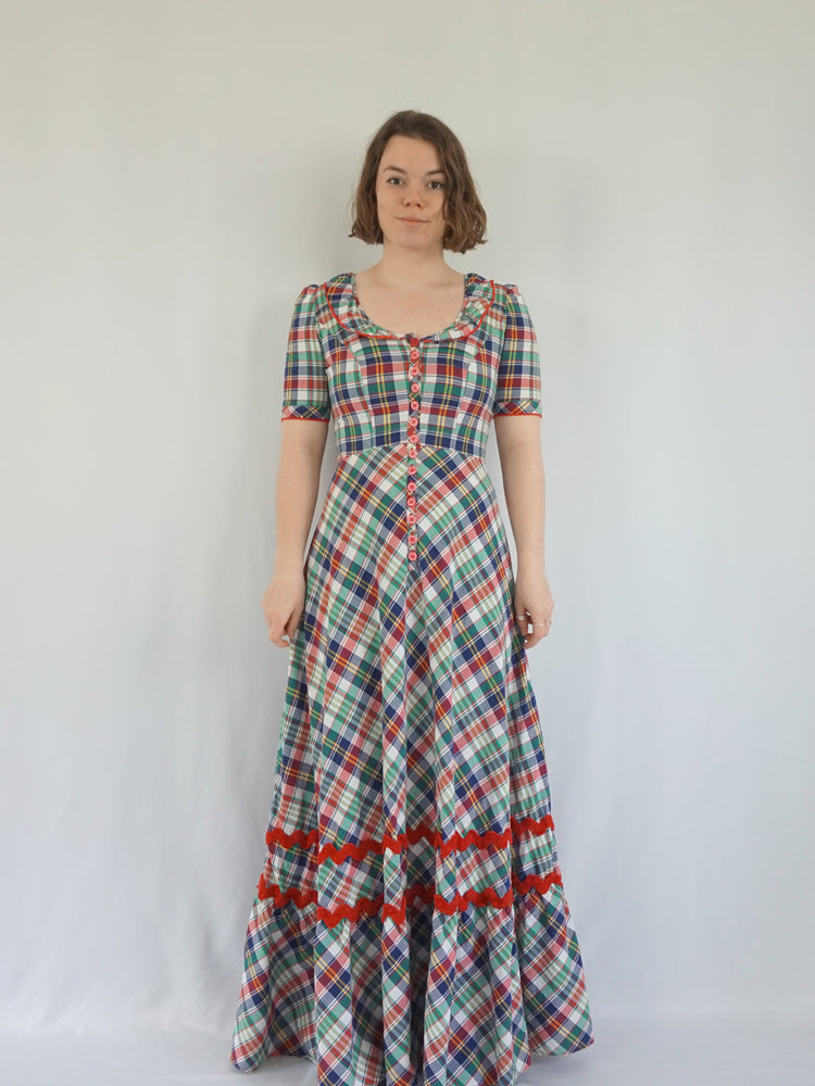 Bobbie Brooks Picnic Maxi Dress - S