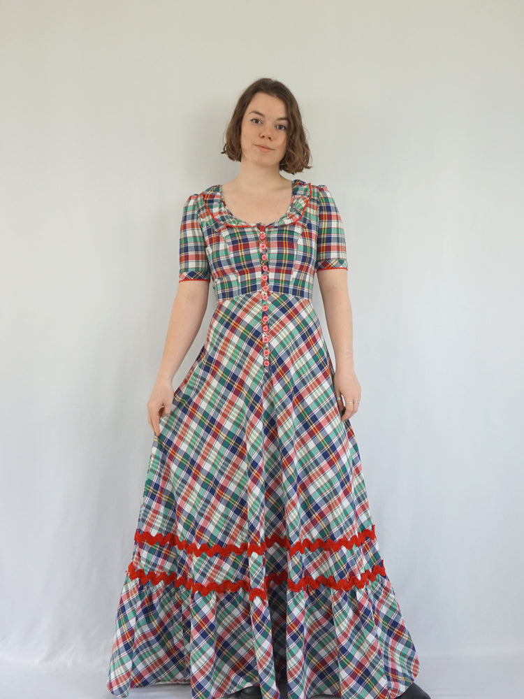 Bobbie Brooks Picnic Maxi Dress - S